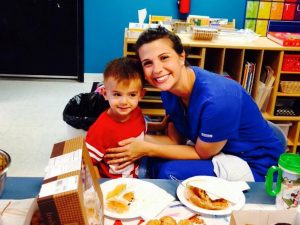 Milestones Learning Center Toddler Care with teacher