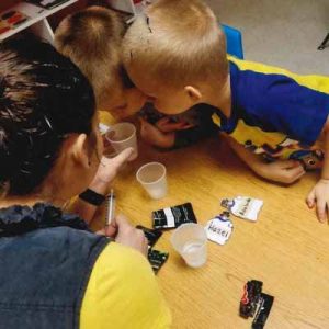 Toddlers playing at a daycare in Ashland Ohio