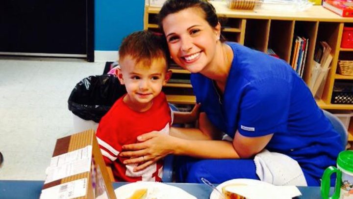 Milestones Learning Center Toddler Care with teacher